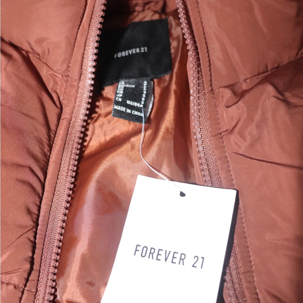 Rust Puffer Jacket - Picture 3 of 5